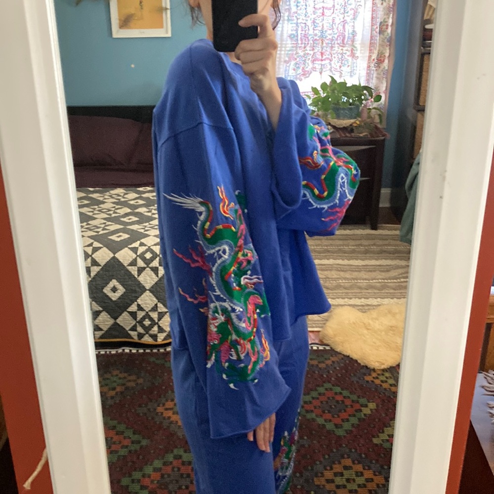 Dragon Blue co-ord set from ASOS